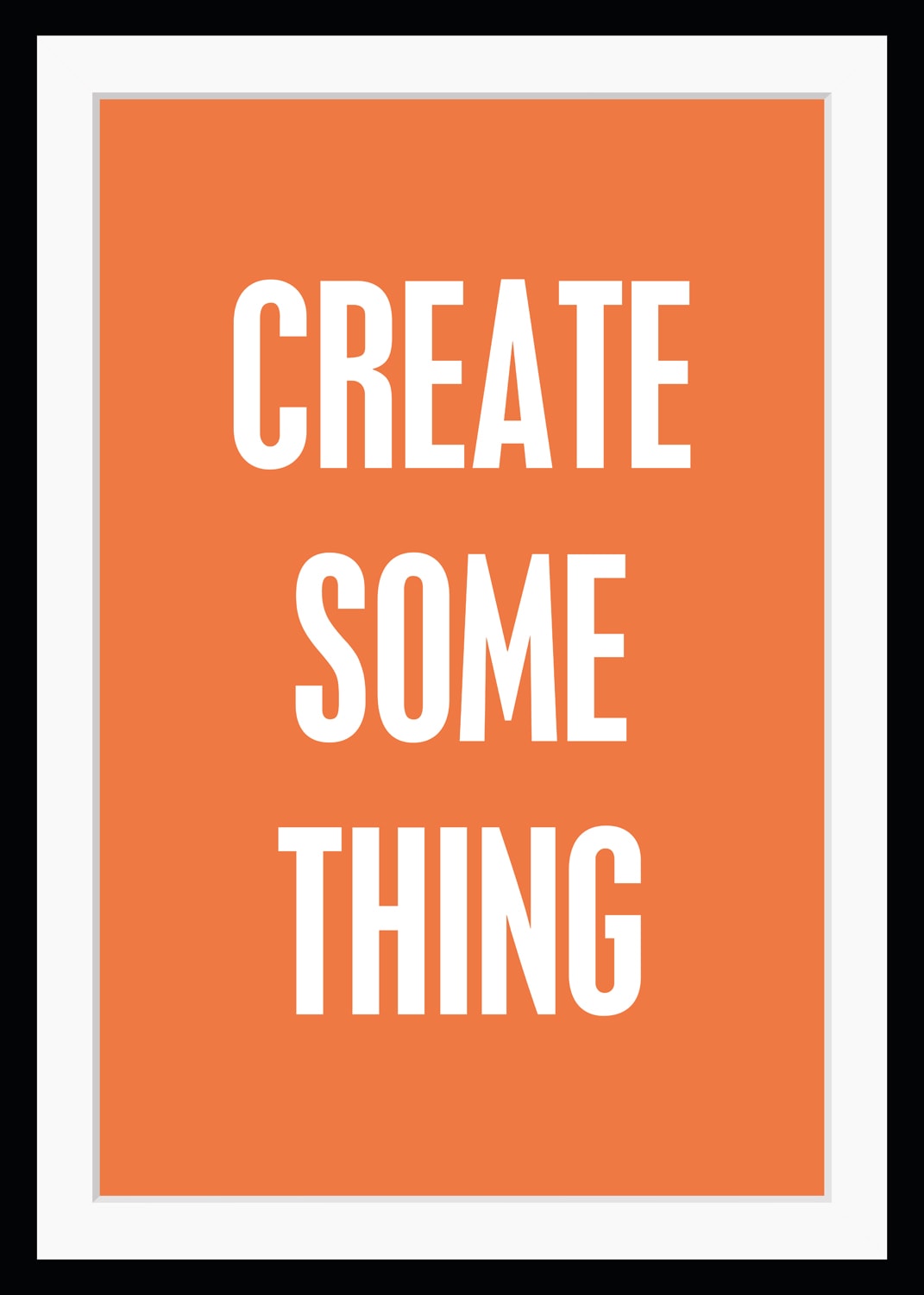 queence Bild »CREATE SOMETHING«, Sprüche & Texte von queence