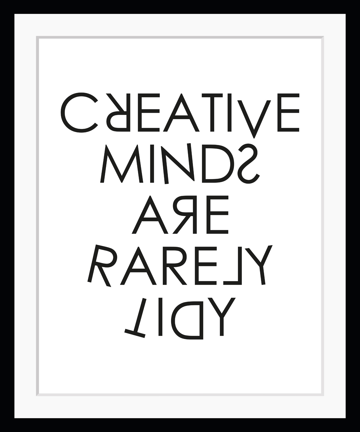 queence Bild »CREATIVE MINDS«, Buchstaben von queence