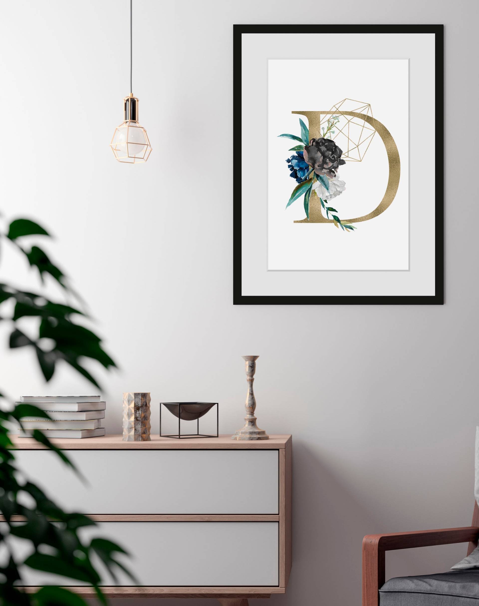 queence Bild »Buchstabe D«, D-Buchstaben-Pflanzen-Pflanzenbilder, (1 St.), HD Premium Poster-Druck inkl. Holzrahmen queence Bild »Buchstabe D«, D-Buchstaben-Pflanzen-Pflanzenbilder, (1 St.), HD Premium Poster-Druck inkl. Holzrahmen von queence