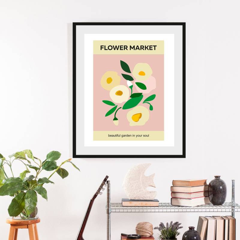 queence Bild »Flower Market«, Blumen, (1 St.) von queence