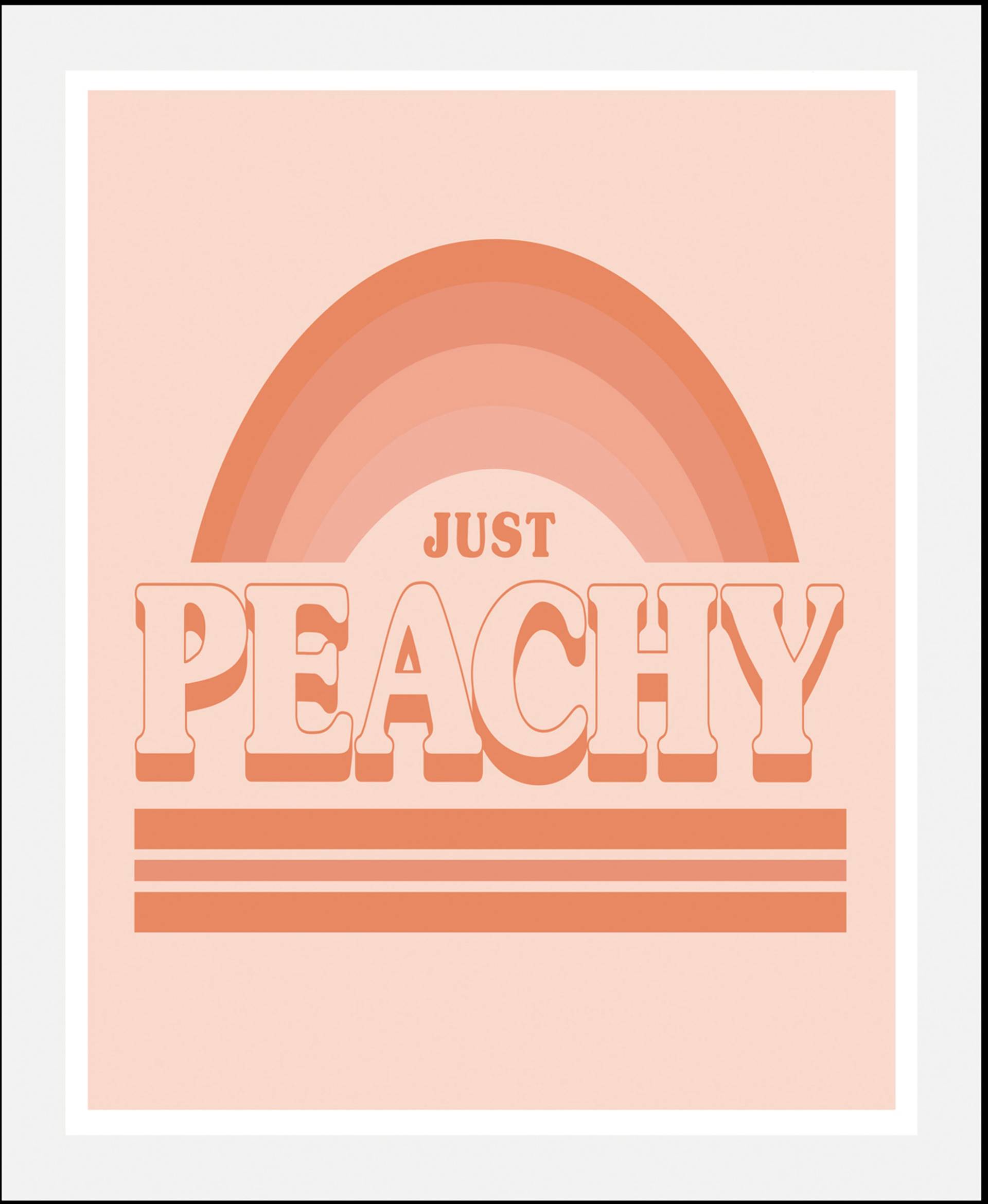 queence Bild »Just Peachy«, Schriftzüge, (1 St.) von queence