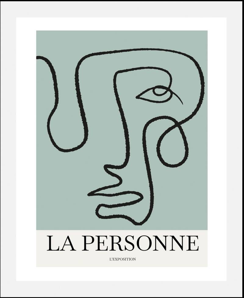 queence Bild »La Personne«, Schriftzüge, (1 St.) von queence