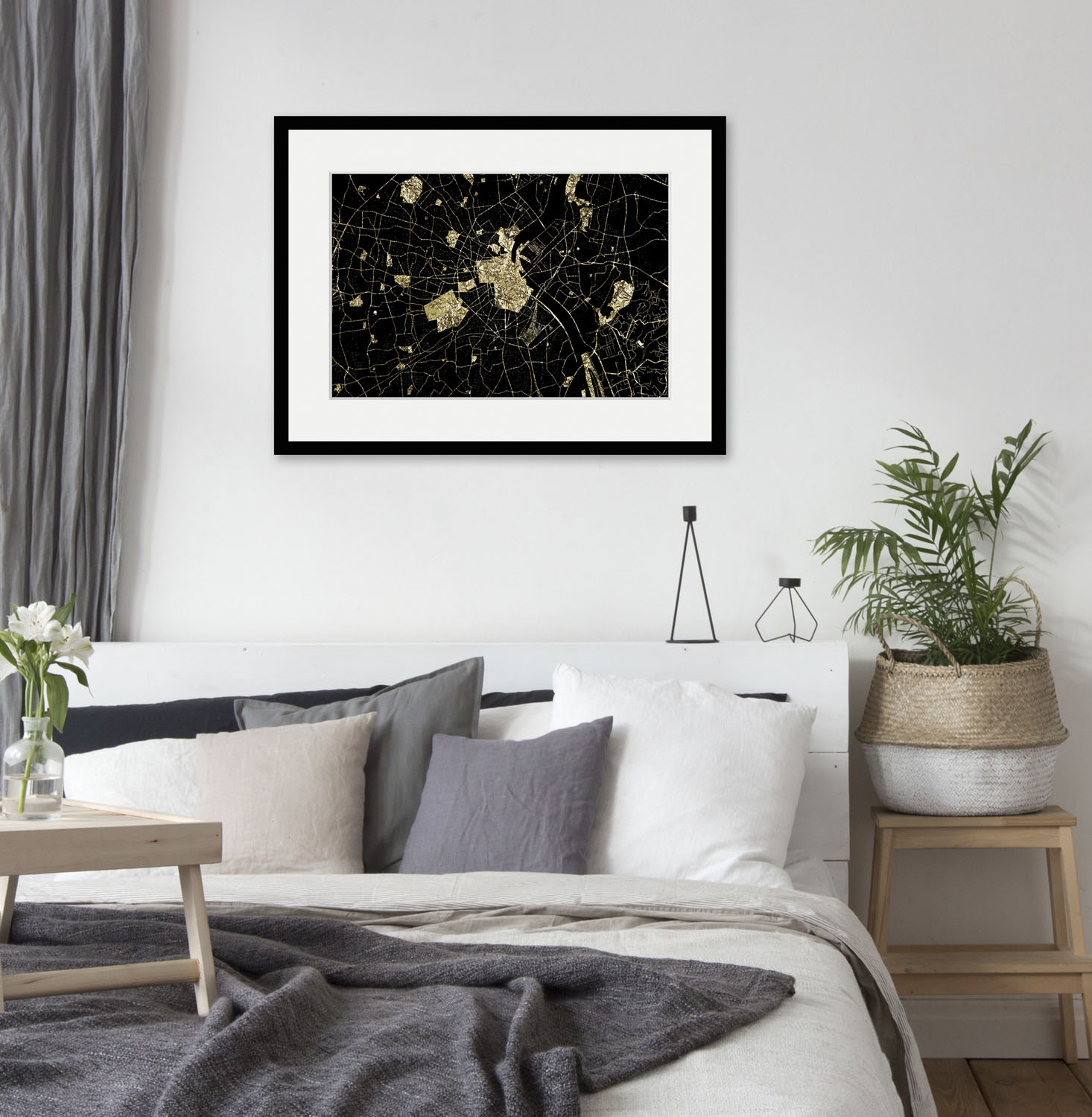 queence Bild »Landkarte«, Städte-Stadt-Weltkarte, (1 St.), HD Premium Poster-Druck inkl. Holzrahmen queence Bild »Landkarte«, Städte-Stadt-Weltkarte, (1 St.), HD Premium Poster-Druck inkl. Holzrahmen von queence