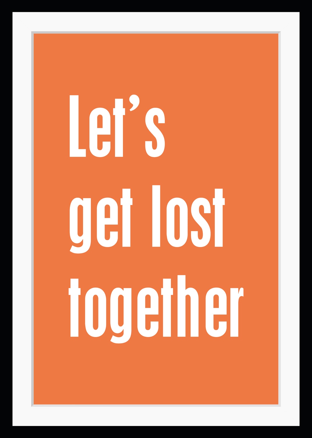 queence Bild »Let's get lost together«, Sprüche & Texte von queence