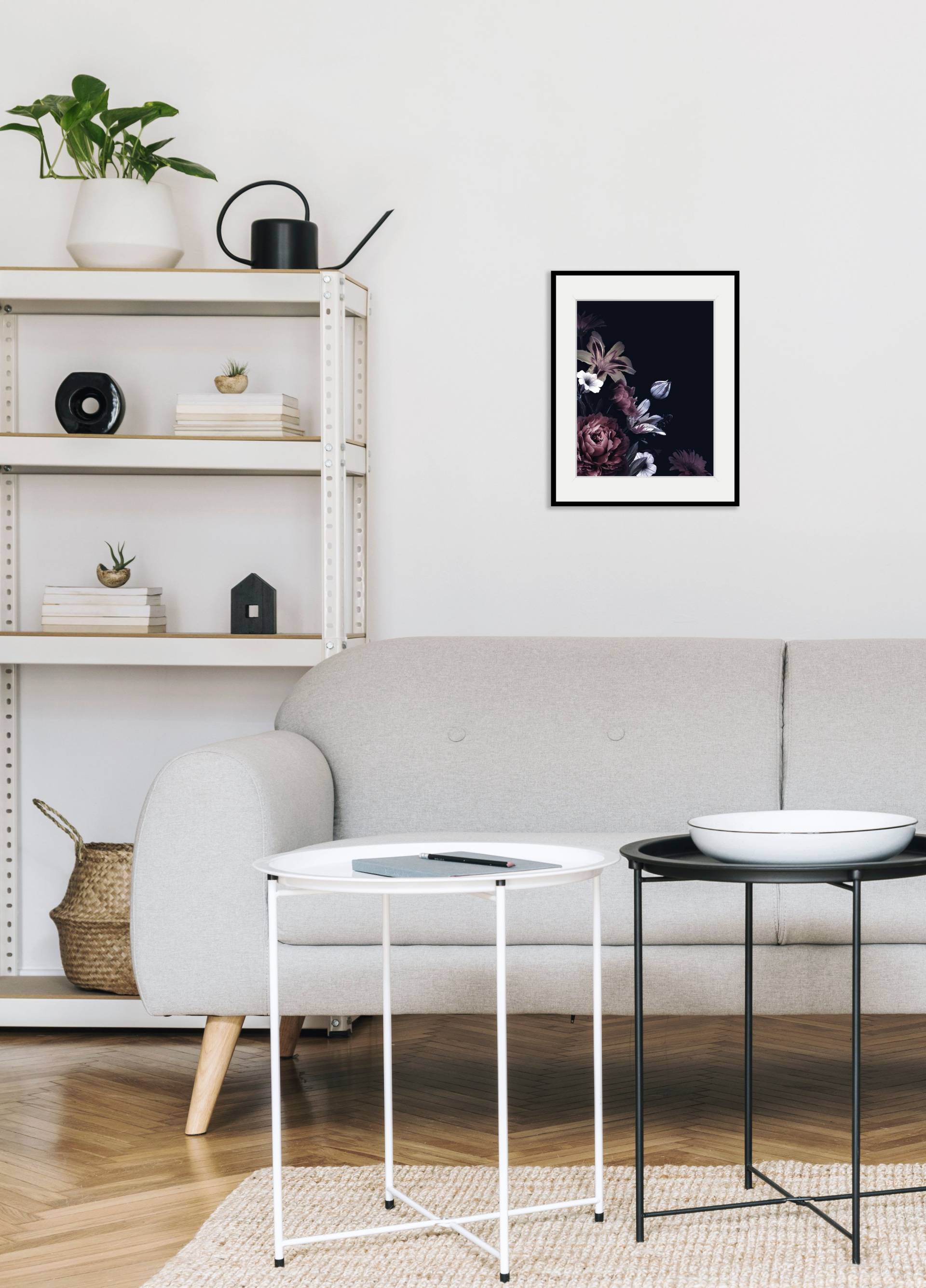 queence Bild »Luise«, (1 St.), HD Premium Poster-Druck inkl. Holzrahmen von queence
