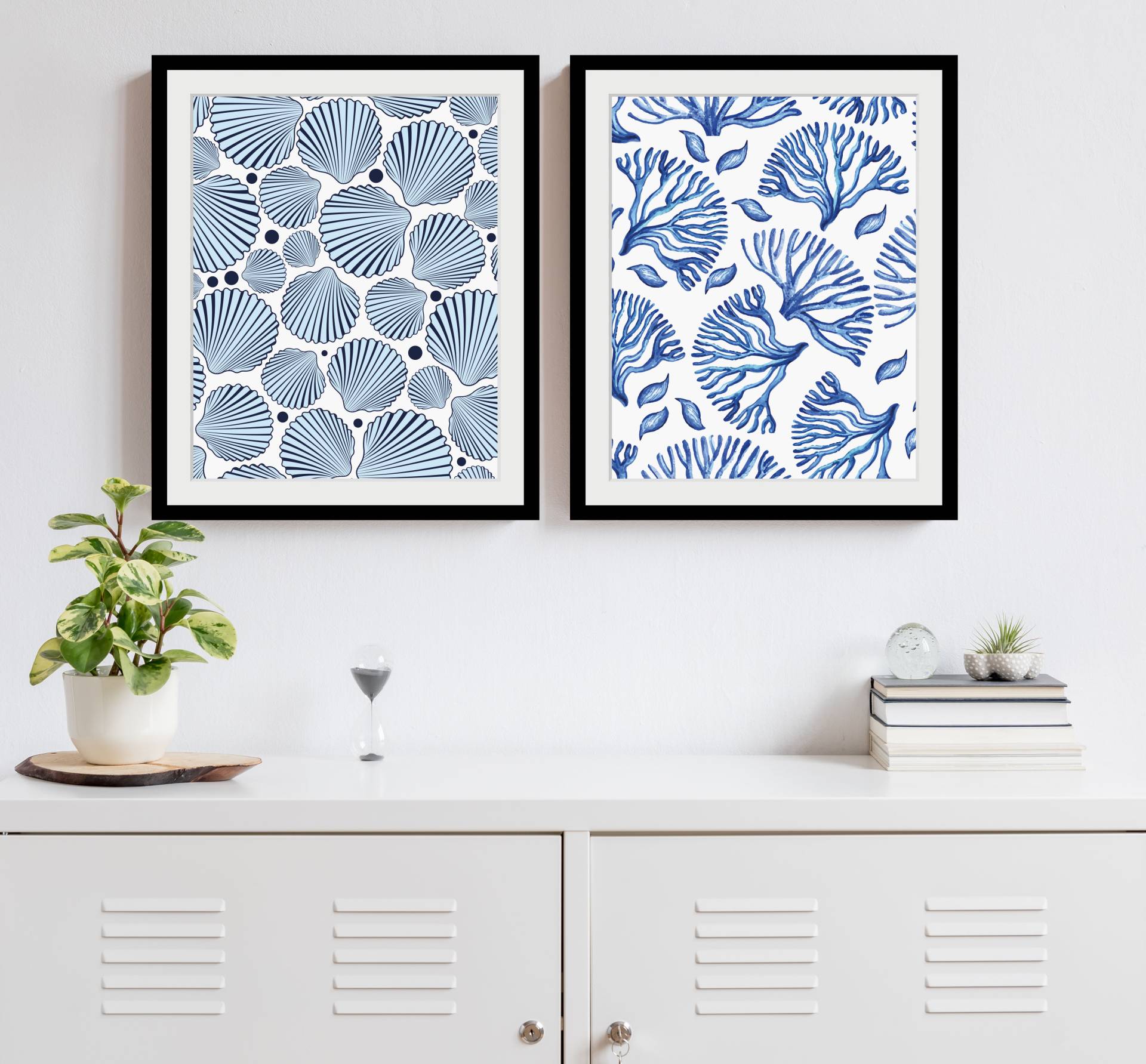 queence Bild »Malte«, Meer-Wassertiere-Kunst, (1 St.), HD Premium Poster-Druck inkl. Holzrahmen queence Bild »Malte«, Meer-Wassertiere-Kunst, (1 St.), HD Premium Poster-Druck inkl. Holzrahmen von queence