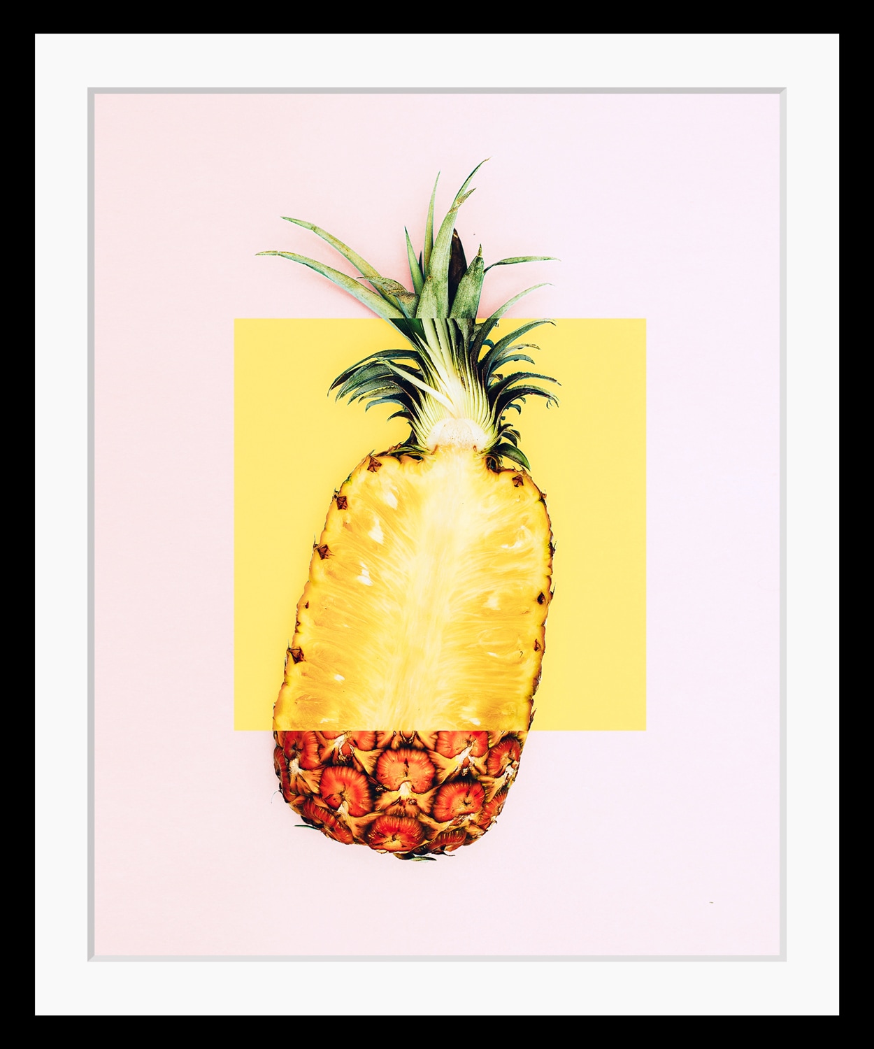 queence Bild »Marcelino«, Obst-Obst Bilder-Kunst-Foto-Ananas-Figuren, HD Premium Poster-Druck inkl. Holzrahmen queence Bild »Marcelino«, Obst-Obst Bilder-Kunst-Foto-Ananas-Figuren, HD Premium Poster-Druck inkl. Holzrahmen von queence
