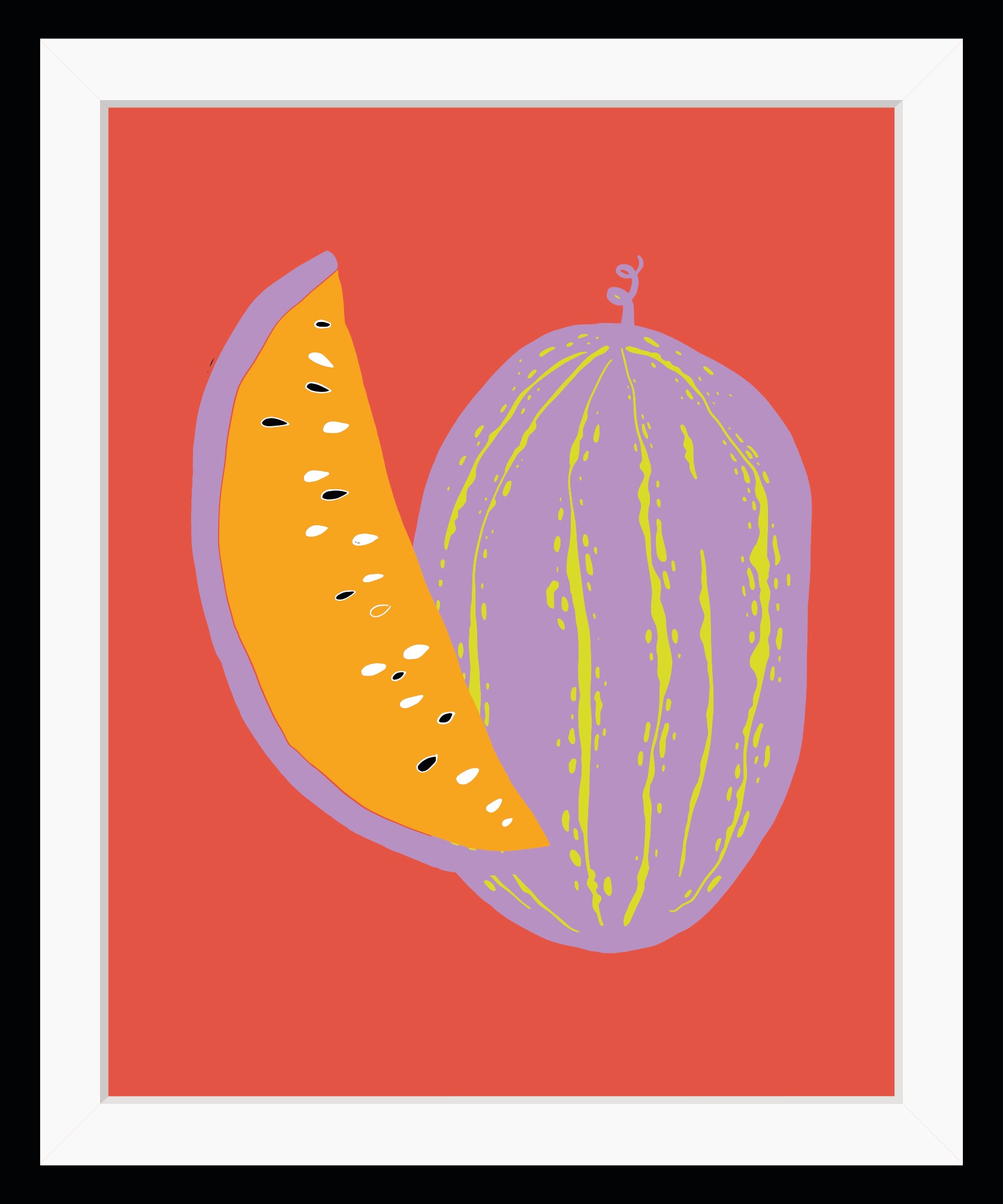 queence Bild »Marleen«, Obst-Obst Bilder-Kunst-Lebensmittel-Wassermelone, HD Premium Poster-Druck inkl. Holzrahmen queence Bild »Marleen«, Obst-Obst Bilder-Kunst-Lebensmittel-Wassermelone, HD Premium Poster-Druck inkl. Holzrahmen von queence