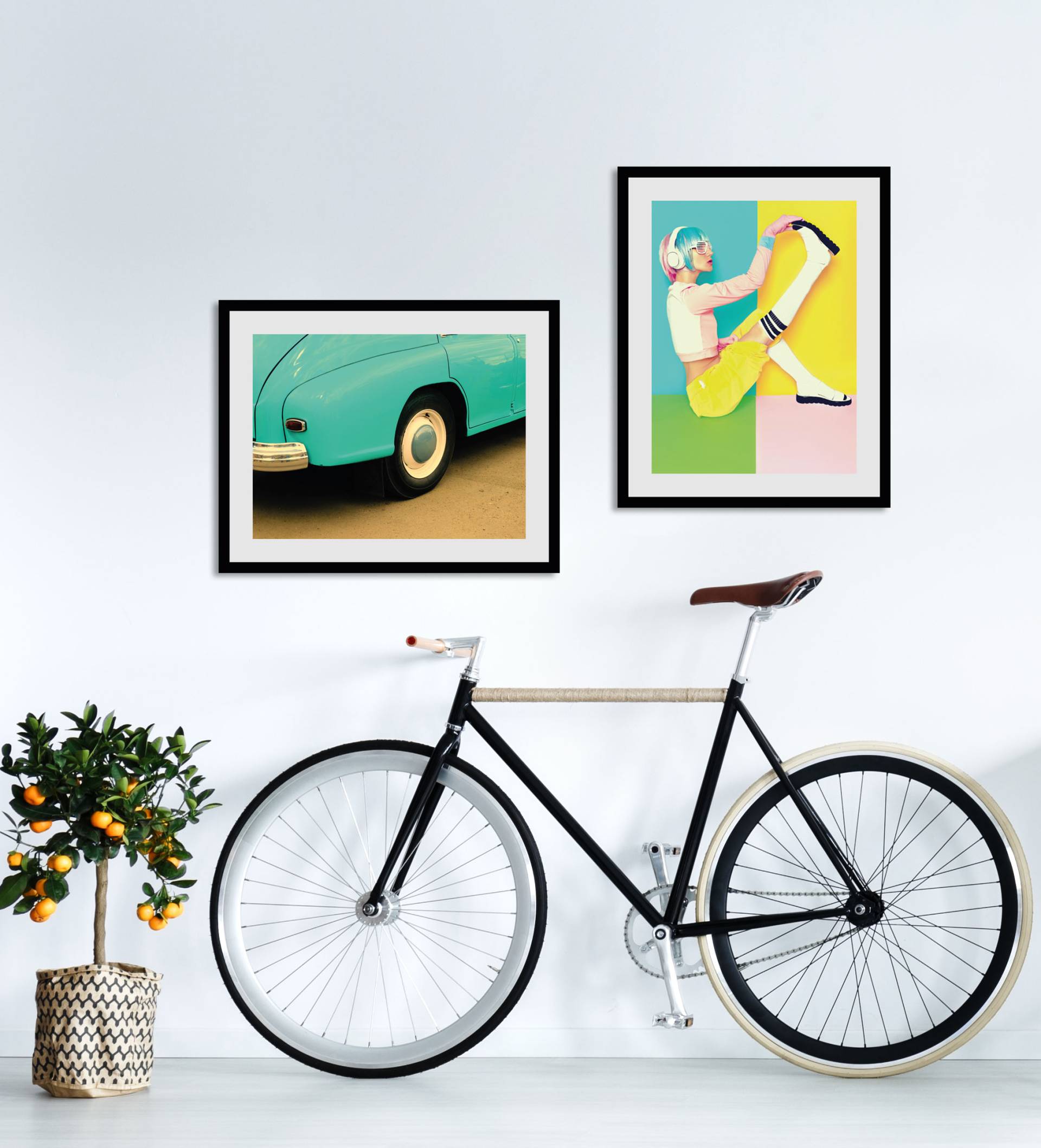 queence Bild »Oldtimer«, Auto-Fahrzeuge, (1 St.), HD Premium Poster-Druck inkl. Holzrahmen queence Bild »Oldtimer«, Auto-Fahrzeuge, (1 St.), HD Premium Poster-Druck inkl. Holzrahmen von queence