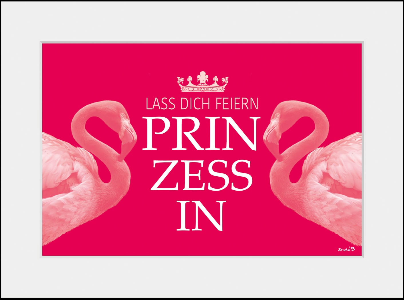 queence Bild »PRINZESSIN«, Flamingos, (1 St.) von queence