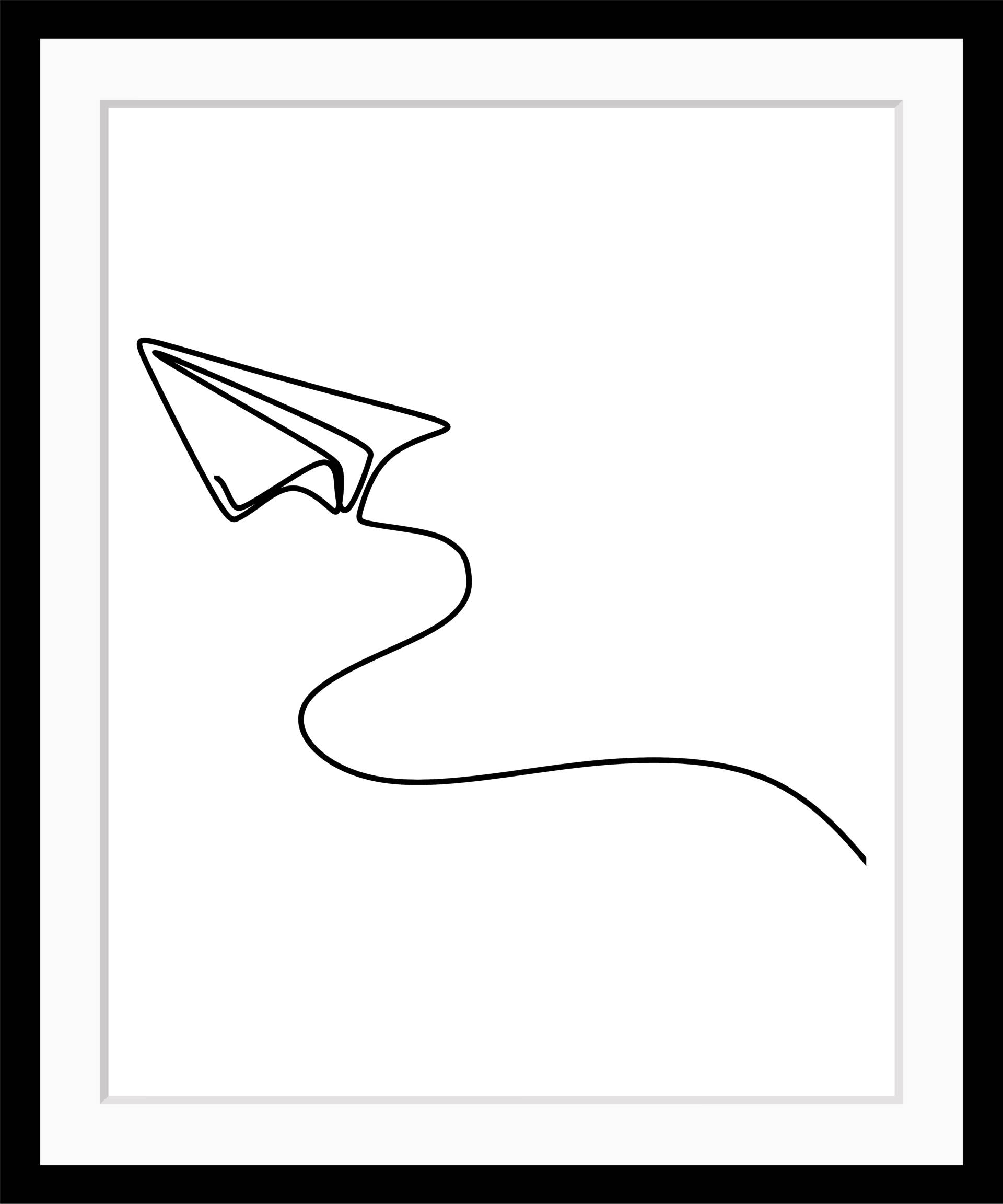 queence Bild »Paper Airplane«, Flugzeuge von queence