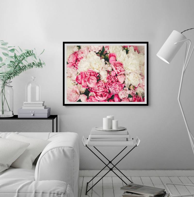 queence Bild »Ruth«, (1 St.), HD Premium Poster-Druck inkl. Holzrahmen von queence