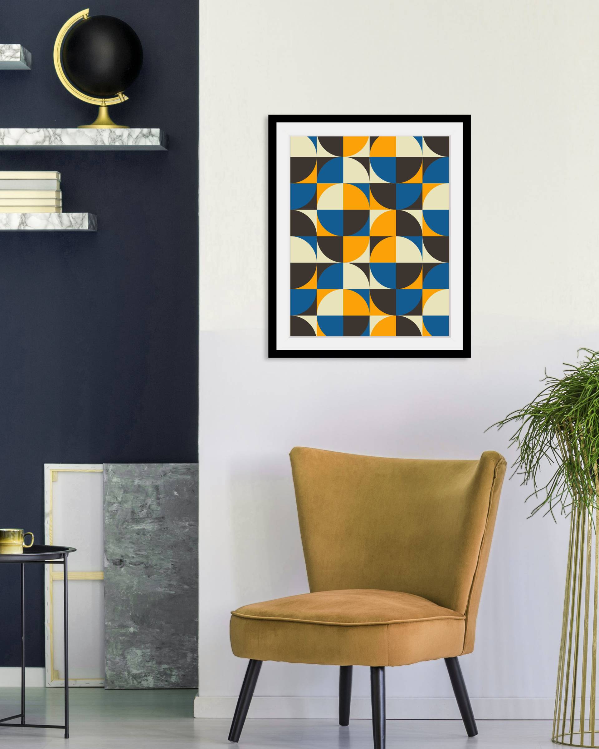 queence Bild »Sammy«, Abstrakt-Kunst-Gemälde-Figuren-Modern, (1 St.), HD Premium Poster-Druck inkl. Holzrahmen queence Bild »Sammy«, Abstrakt-Kunst-Gemälde-Figuren-Modern, (1 St.), HD Premium Poster-Druck inkl. Holzrahmen von queence
