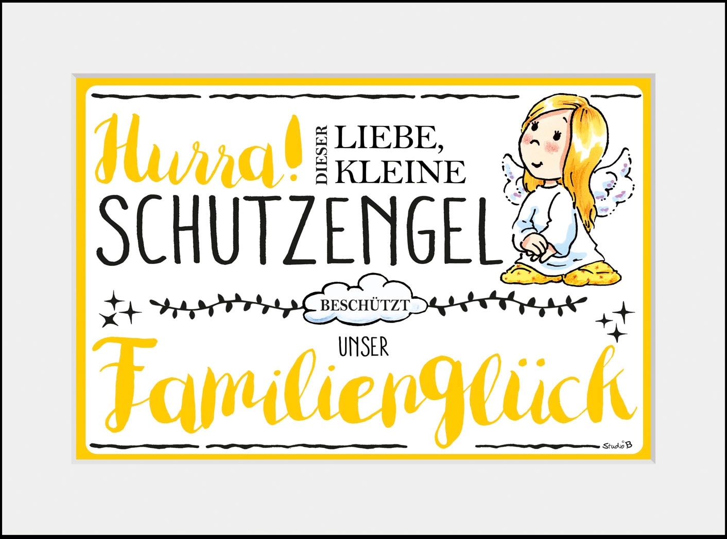 queence Bild »Schutzengel Familienglück«, Engel, (1 St.) von queence