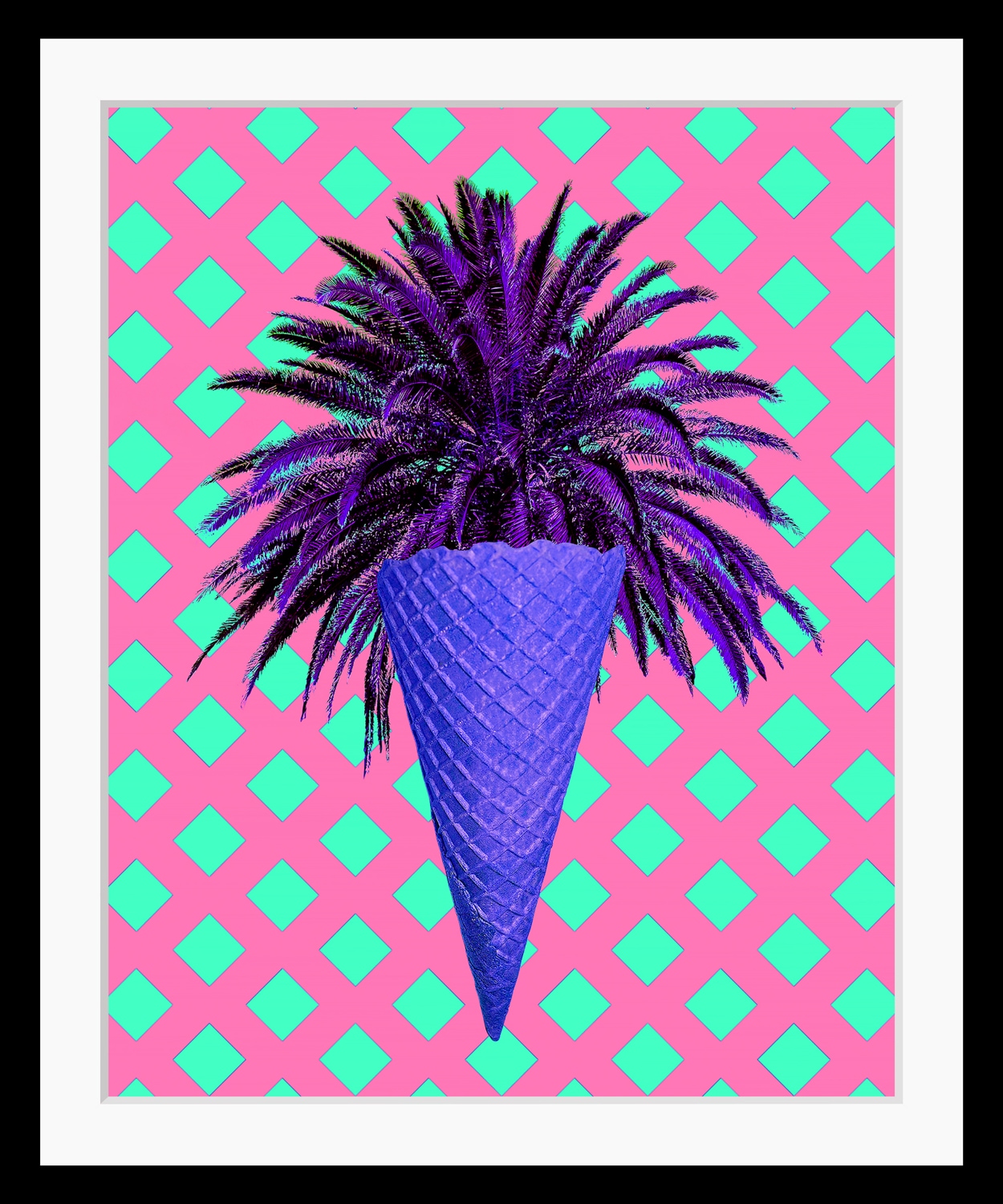 queence Bild »Stella«, Eis-Palmen-Pflanzen-Pflanzenbilder-Foto-Kunst-Lebensmittel, HD Premium Poster-Druck inkl. Holzrahmen queence Bild »Stella«, Eis-Palmen-Pflanzen-Pflanzenbilder-Foto-Kunst-Lebensmittel, HD Premium Poster-Druck inkl. Holzrahmen von queence