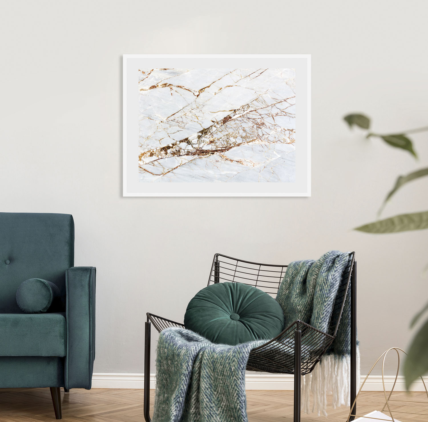 queence Bild »Vera«, Abstrakt-Marmor-Kunst-Gemälde, (1 St.), HD Premium Poster-Druck inkl. Holzrahmen queence Bild »Vera«, Abstrakt-Marmor-Kunst-Gemälde, (1 St.), HD Premium Poster-Druck inkl. Holzrahmen von queence