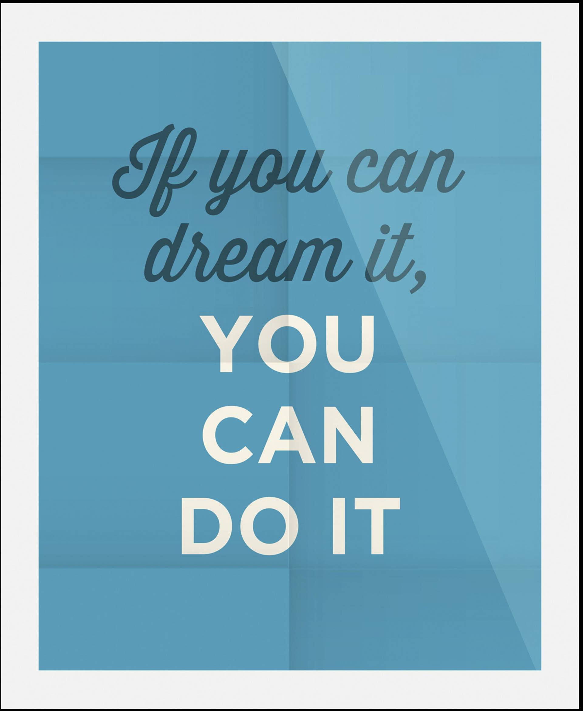 queence Bild »You can do it«, Schriftzüge, (1 St.) von queence