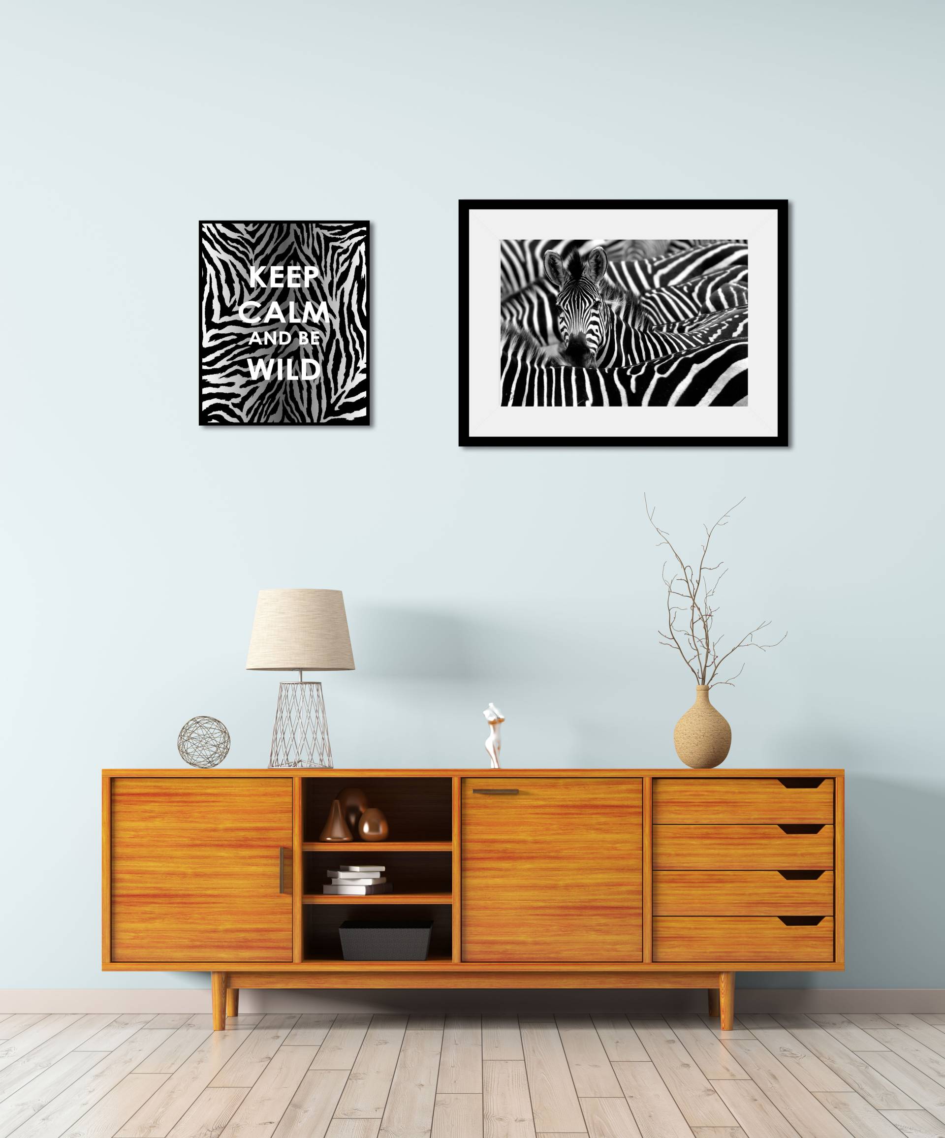 queence Bild »Zebra«, Abstrakt, (2 St.) von queence