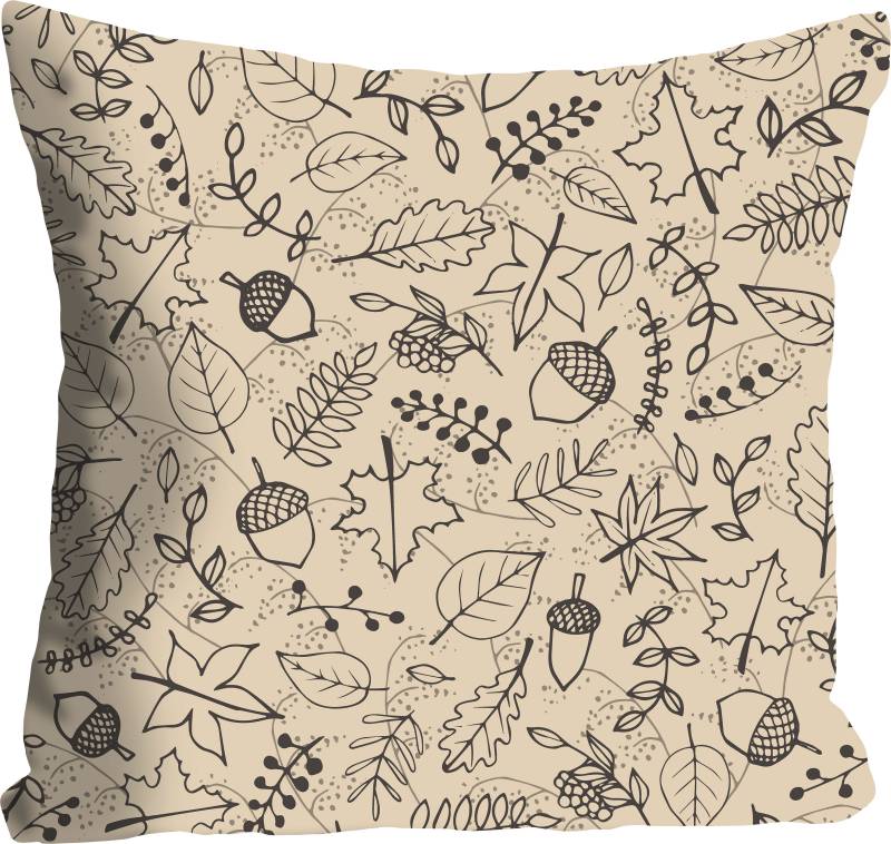 queence Dekokissen »Fridolin«, (1 St.), mit herbstlichen Motiven, Kissenhülle ohne Füllung, 1 Stück von queence