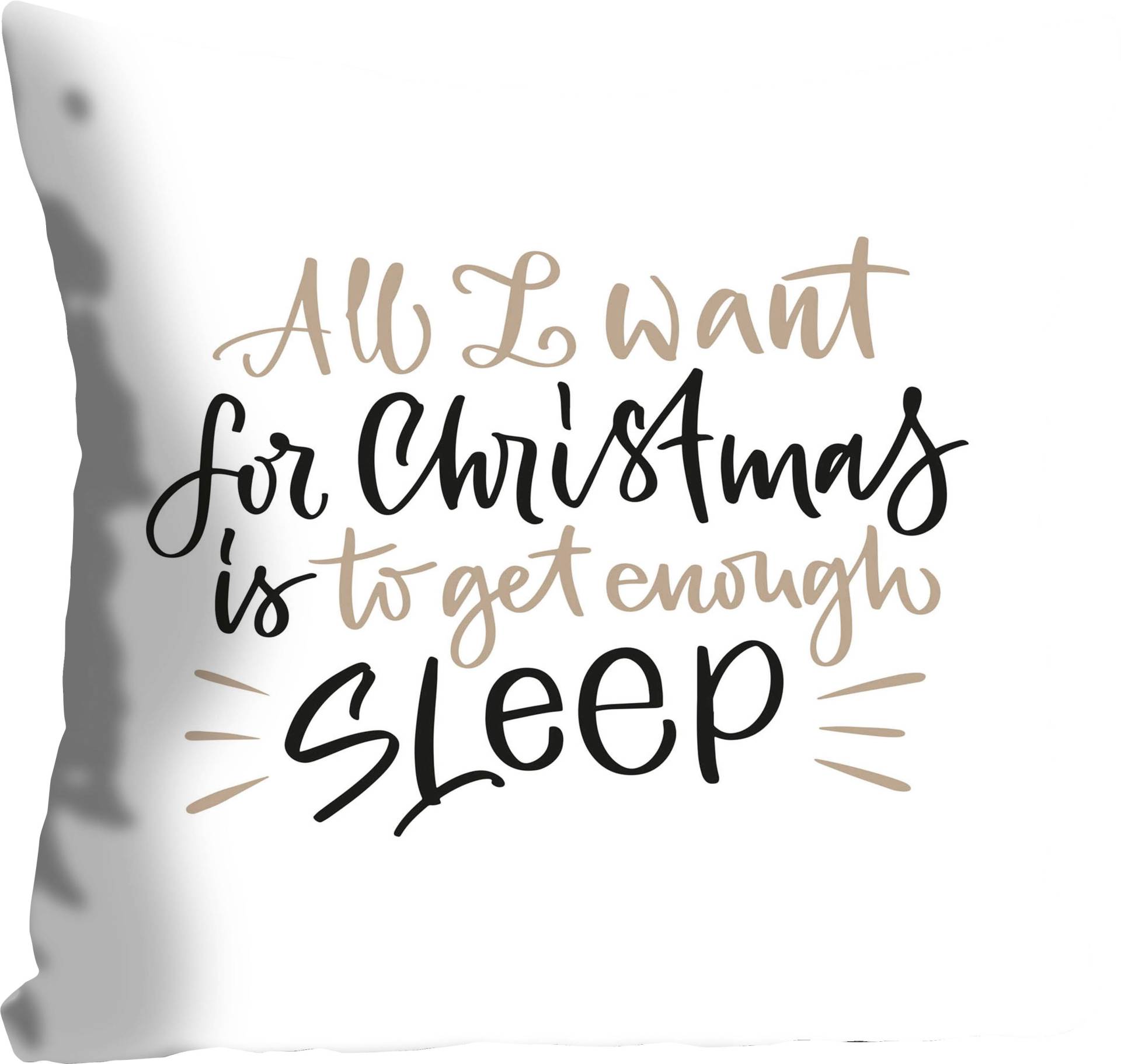 queence Dekokissen »SLEEP FOR CHRISTMAS« von queence