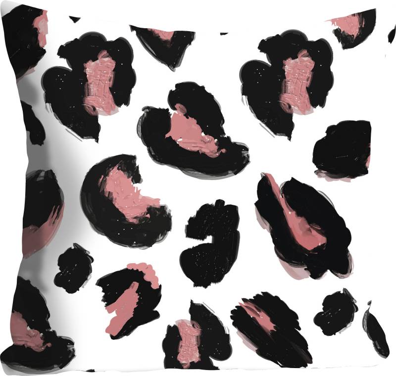 queence Dekokissen »Sonja«, mit Animalprint im Leo-Design, Kissenhülle ohne Füllung, 1 Stück von queence