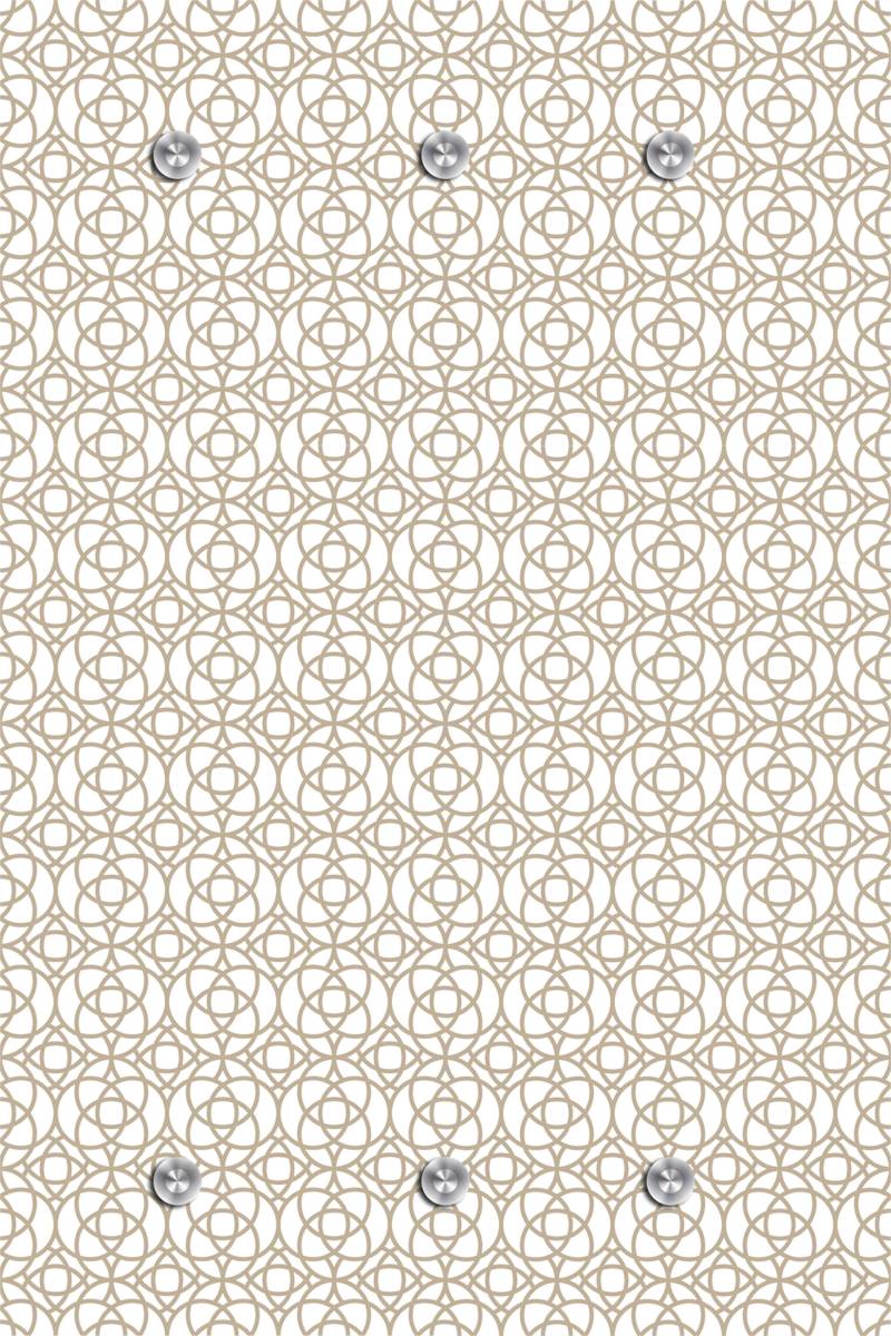 queence Garderobenleiste »Ringe«, mit 6 Haken, 80 x 120 cm von queence