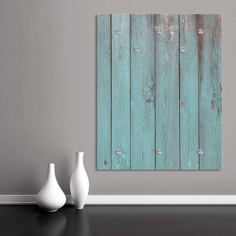 queence Garderobenleiste »Barney«, (8 St.), Wand Garderobe, Vintage, Holz Optik, platzsparend von queence