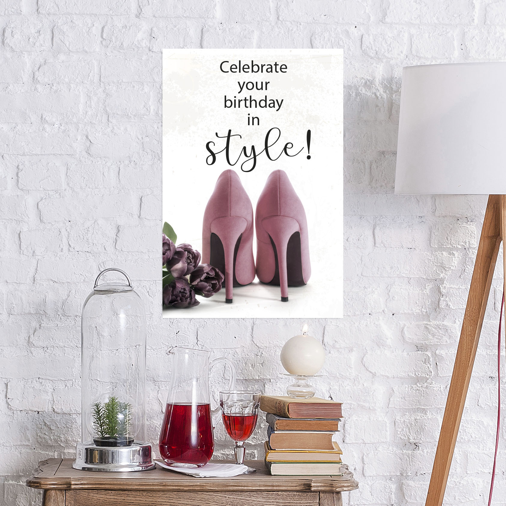 queence Metallbild »Celebrate Style«, Schriftzüge, (1 St.) von queence