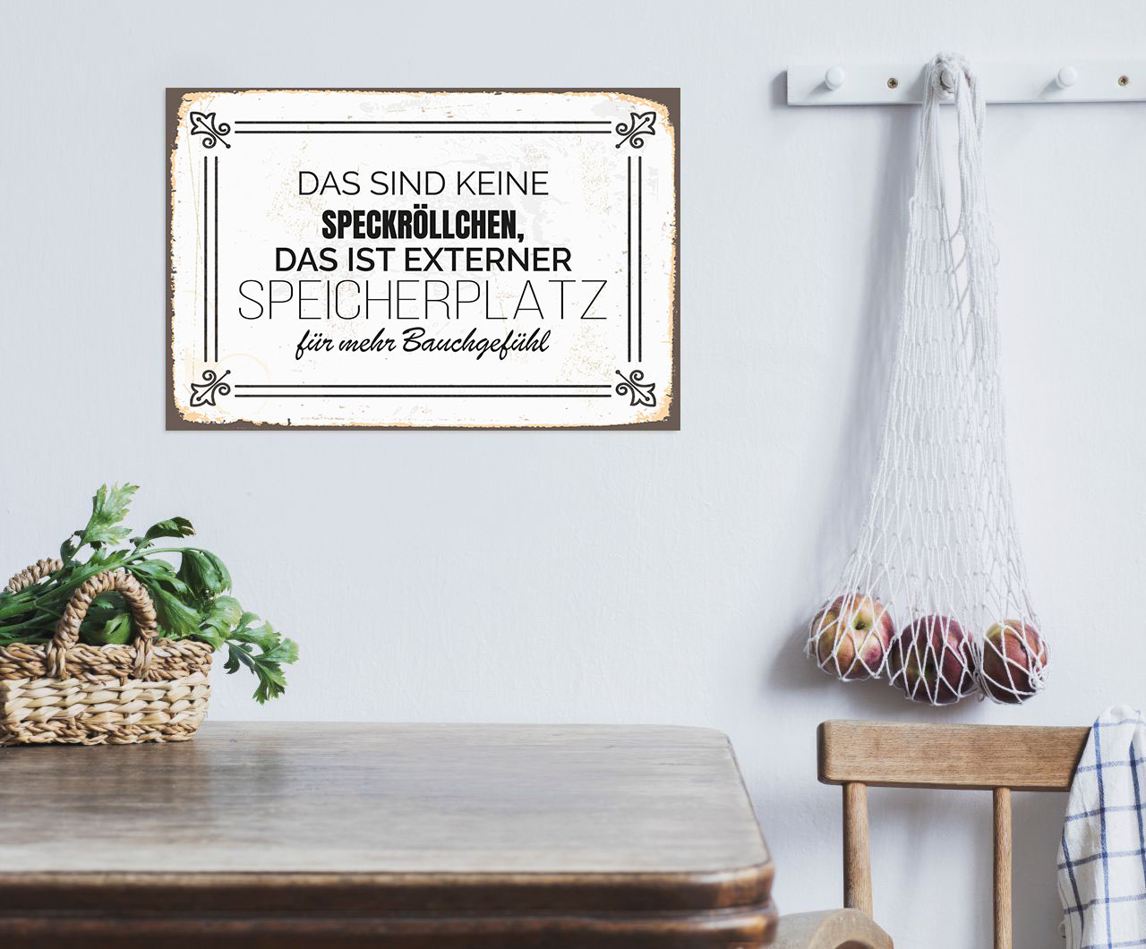 queence Metallbild »Externer Speicherplatz«, Schriftzüge, (1 St.) von queence