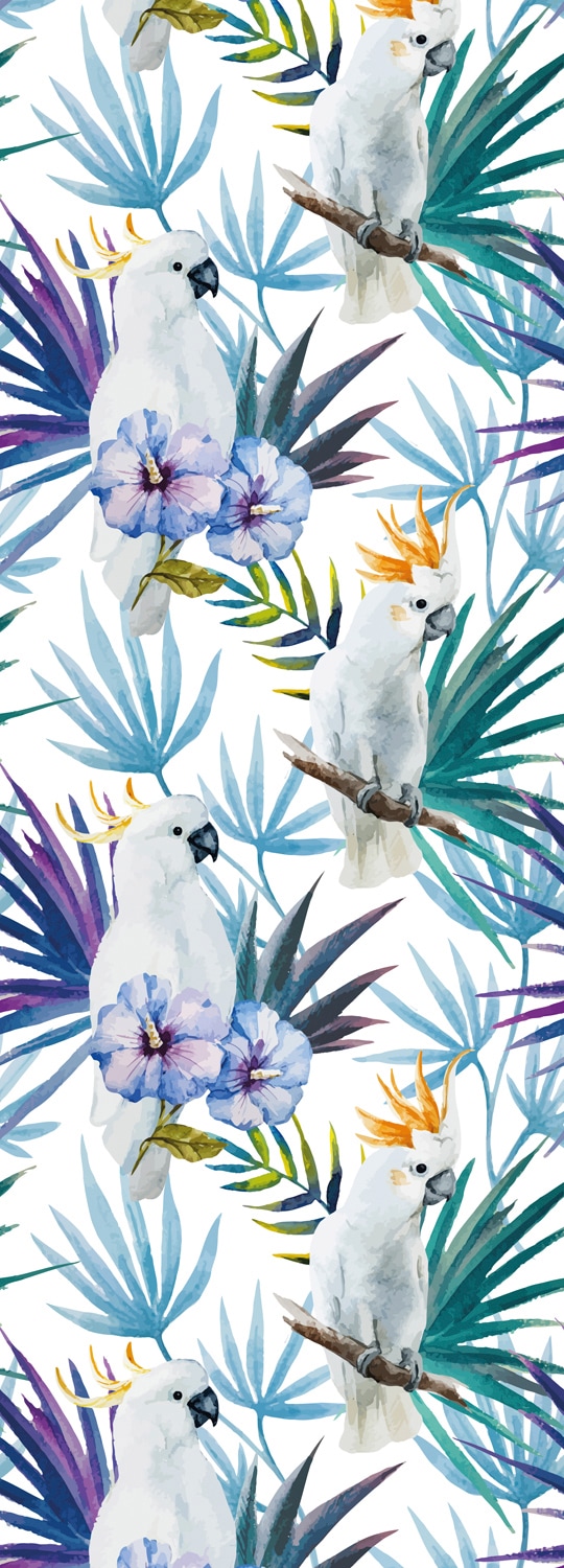 queence Vinyltapete »Art«, floral-geblümt-gemustert-Motiv, 90x250cm, selbstklebend, kinderleichte Anbringung, Sticker von queence