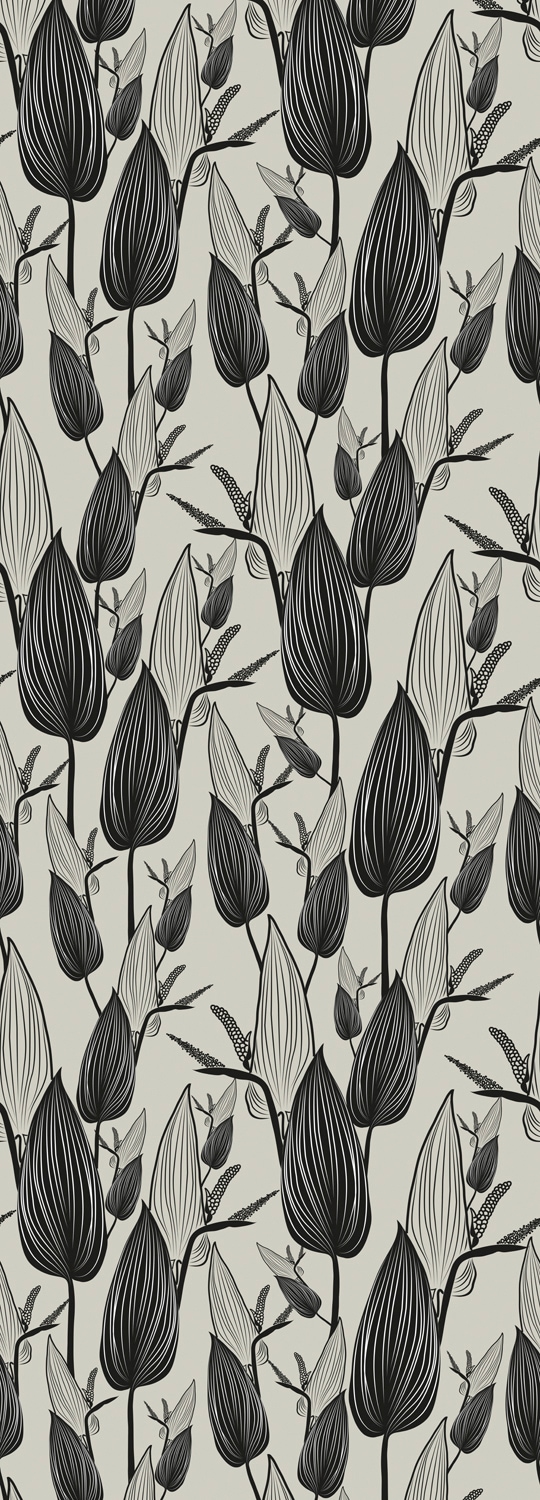 queence Vinyltapete »Ferdi«, bedruckt-Motiv-botanisch-floral-gemustert-natürlich, 90x250cm, selbstklebend, kinderleichte Anbringung, Sticker von queence