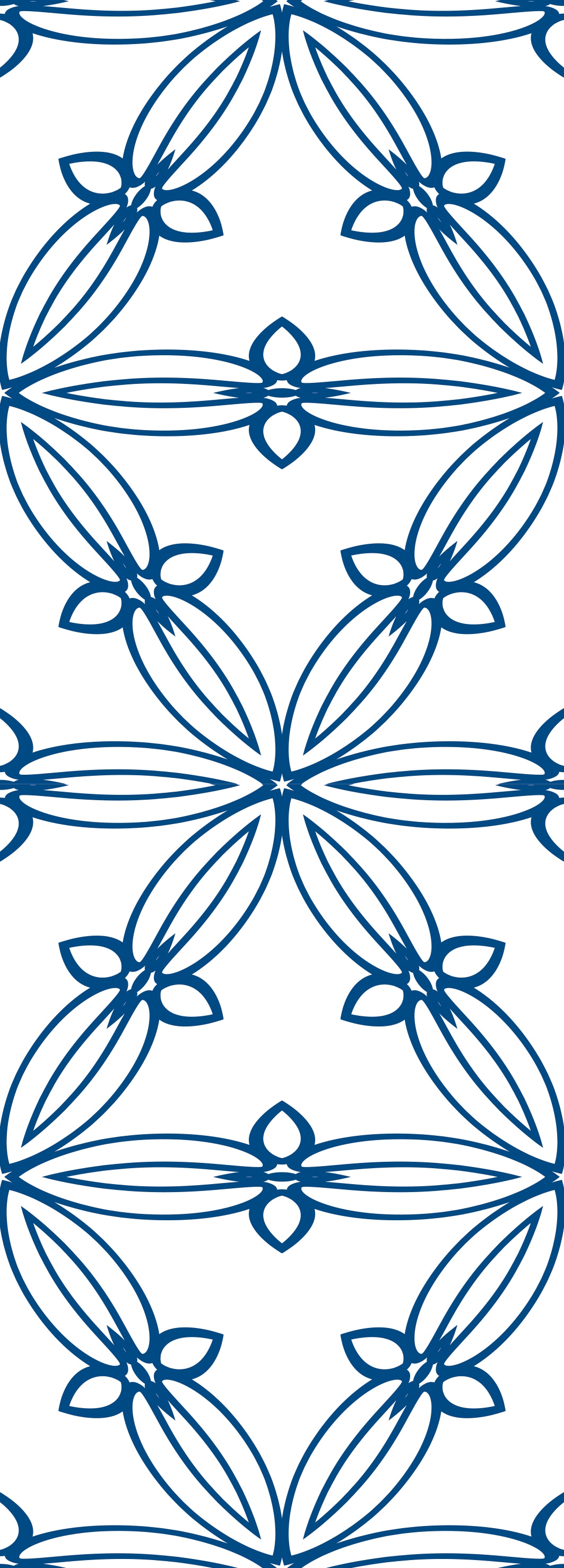 queence Vinyltapete »Muster-Blau«, gemustert-Farbverlauf-bedruckt-abstrakt, 90x250cm, selbstklebend, kinderleichte Anbringung, Sticker von queence