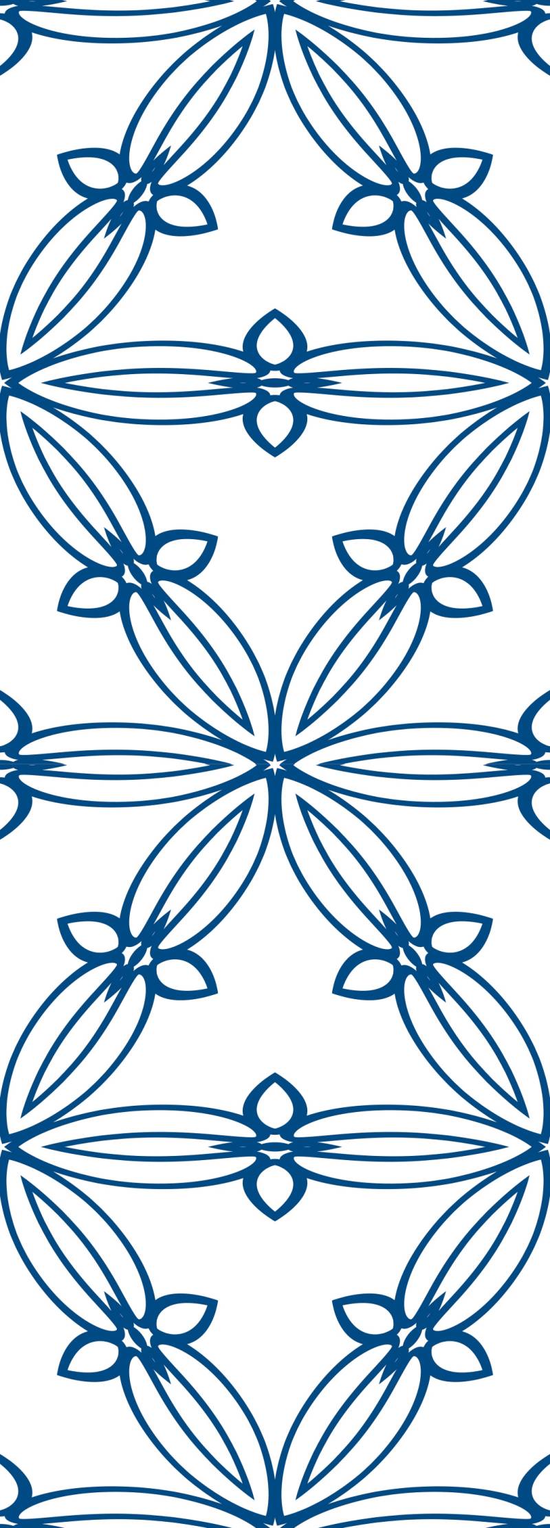 queence Vinyltapete »Muster-Blau«, gemustert-Farbverlauf-bedruckt-abstrakt, 90x250cm, selbstklebend, kinderleichte Anbringung, Sticker von queence