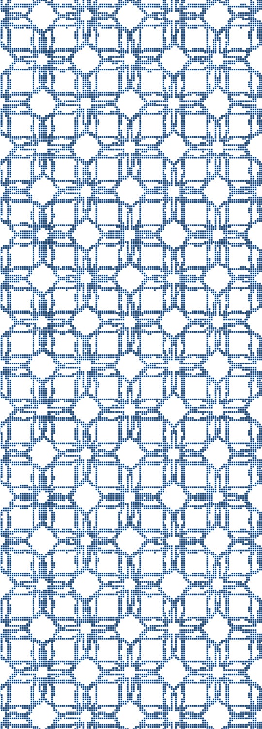 queence Vinyltapete »Muster-Blau«, Streifen, 90x250cm, selbstklebend, kinderleichte Anbringung, Sticker von queence