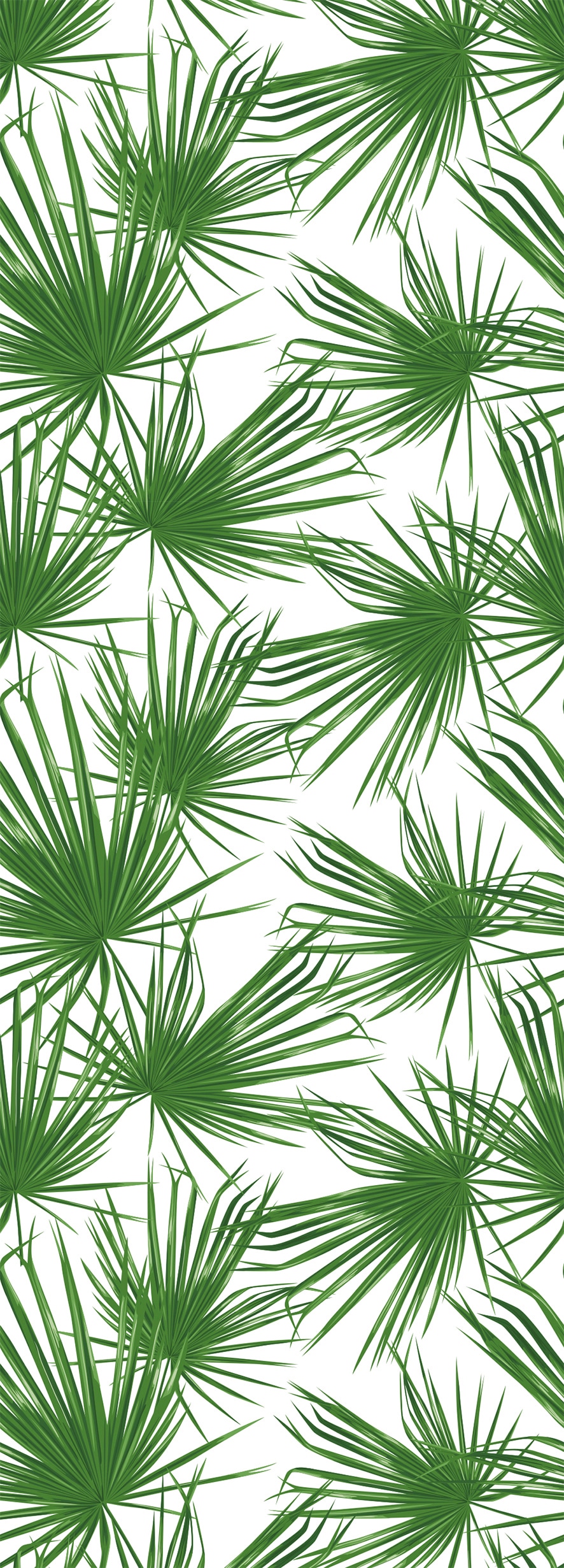 queence Vinyltapete »Tropische Blätter-Grün«, botanisch von queence