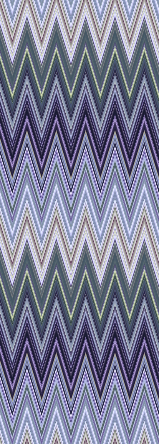 queence Vinyltapete »Zigs«, gemustert-Farbverlauf-bedruckt-abstrakt, 90x250cm, selbstklebend, kinderleichte Anbringung, Sticker von queence