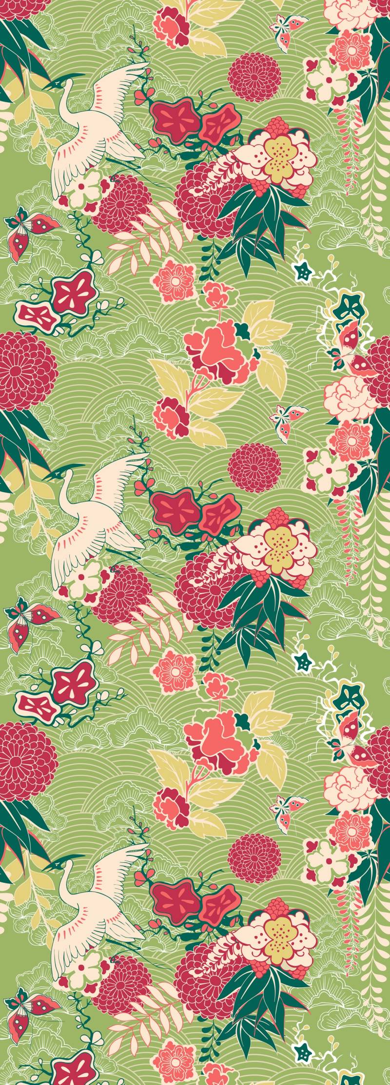queence Vinyltapete »Lina«, bedruckt-Barock-Antikoptik-Kunst, 90x250cm, selbstklebend, kinderleichte Anbringung, Sticker von queence