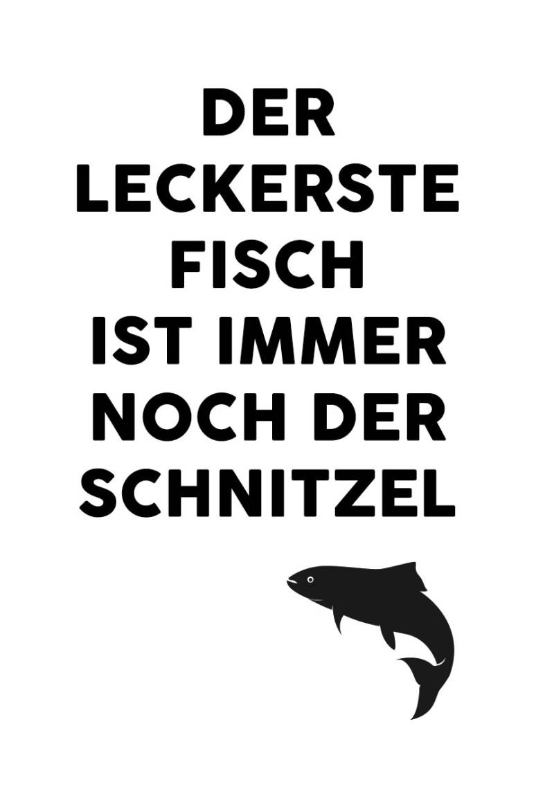 queence Wanddekoobjekt »Fisch«, Stahlschild, Blechschild, Spruch, Witzig, Wanddeko, retro, 20x30cm von queence