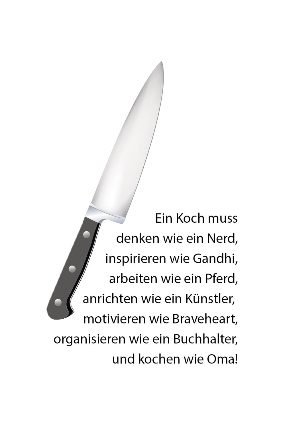 queence Wanddekoobjekt »Messer«, Stahlschild, Blechschild, Spruch, Witzig, Wanddeko, retro, 20x30cm queence Wanddekoobjekt »Messer«, Stahlschild, Blechschild, Spruch, Witzig, Wanddeko, retro, 20x30cm von queence