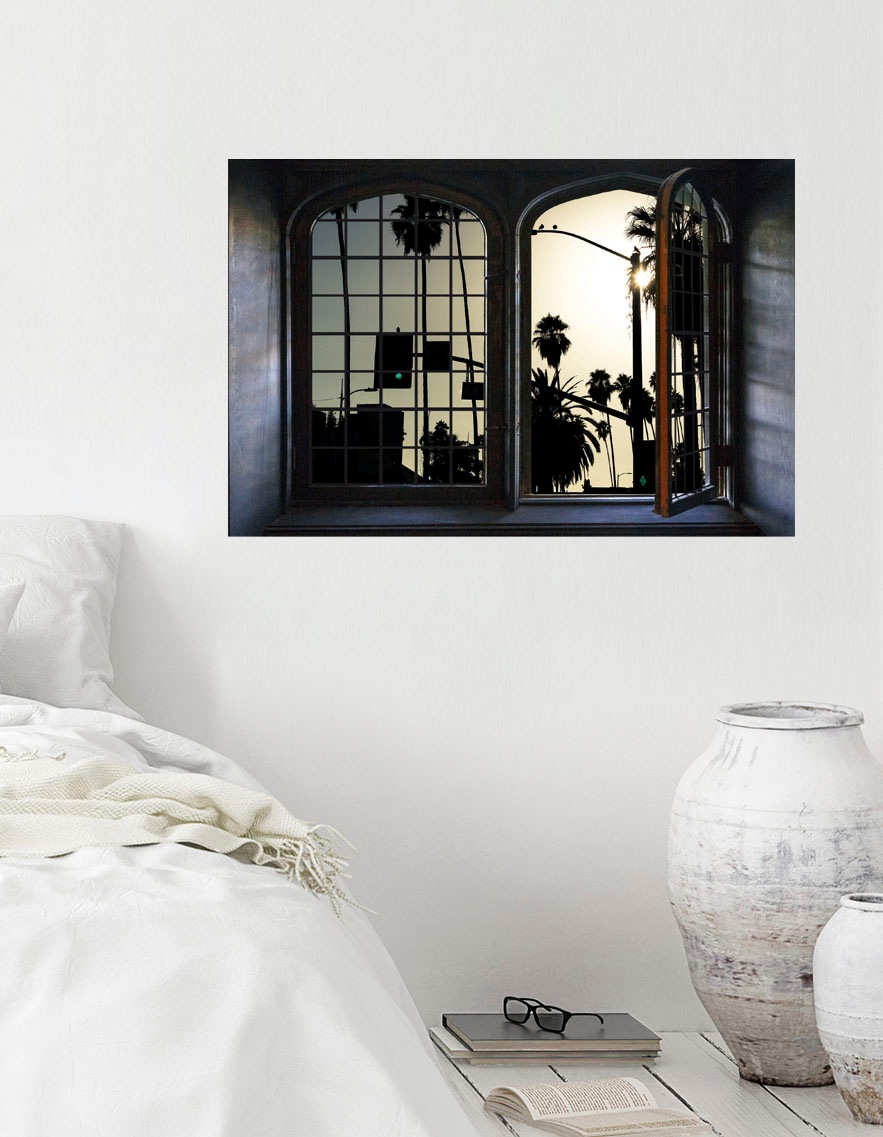 queence Wandsticker »Amerika«, Wandsticker, Wandbild, selbstklebend, 3D, Fenster queence Wandsticker »Amerika«, Wandsticker, Wandbild, selbstklebend, 3D, Fenster von queence