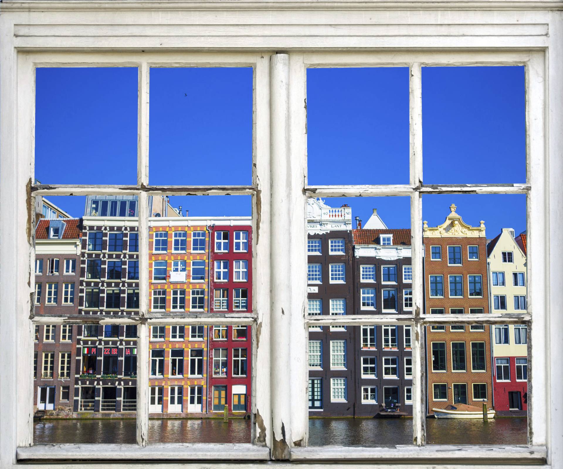 queence Wandsticker »Amsterdam«, Wandsticker, Wandbild, selbstklebend, 3D, Fenster, Amsterdam queence Wandsticker »Amsterdam«, Wandsticker, Wandbild, selbstklebend, 3D, Fenster, Amsterdam von queence