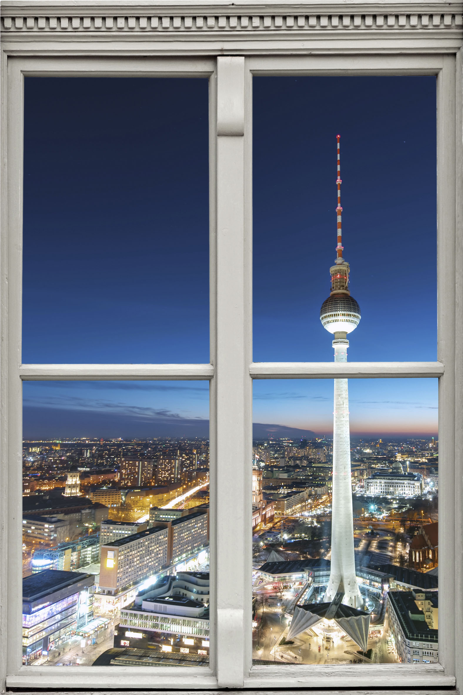 queence Wandsticker »Berlin«, Wandsticker, Wandbild, selbstklebend, 3D, Fenster queence Wandsticker »Berlin«, Wandsticker, Wandbild, selbstklebend, 3D, Fenster von queence