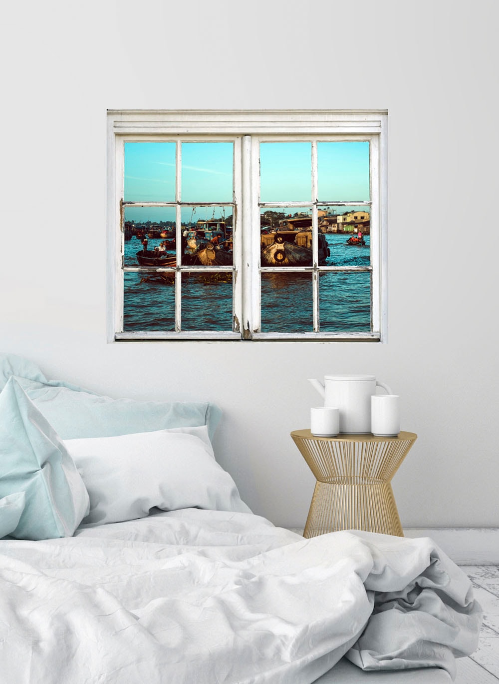 queence Wandsticker »Boote auf dem Meer«, Wandsticker, Wandbild, selbstklebend, Meer, Boot, Schiffe queence Wandsticker »Boote auf dem Meer«, Wandsticker, Wandbild, selbstklebend, Meer, Boot, Schiffe von queence