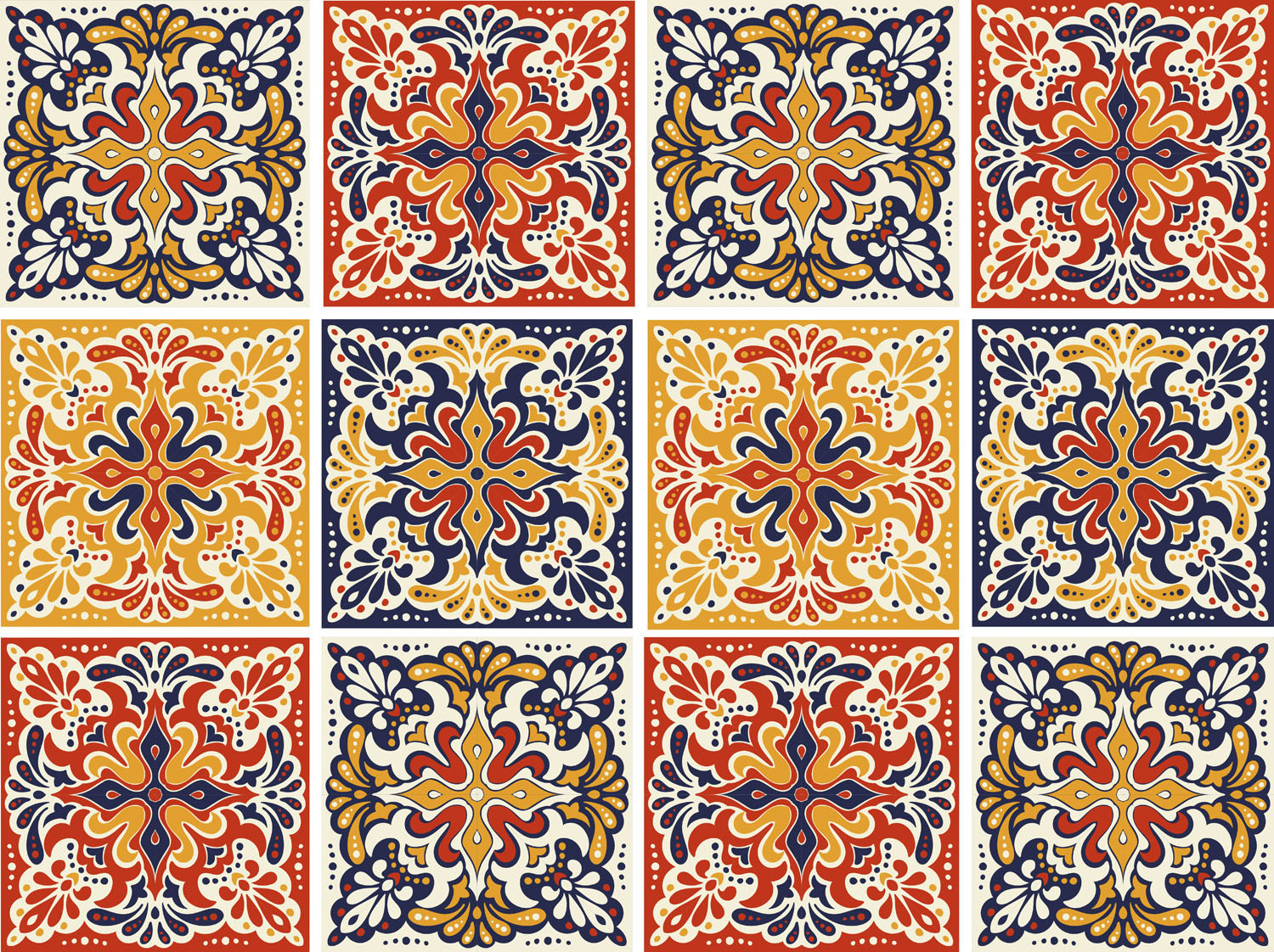 queence Wandsticker »Delena«, (12 St.), Sticker, Fliesensticker, Ornamente queence Wandsticker »Delena«, (12 St.), Sticker, Fliesensticker, Ornamente von queence