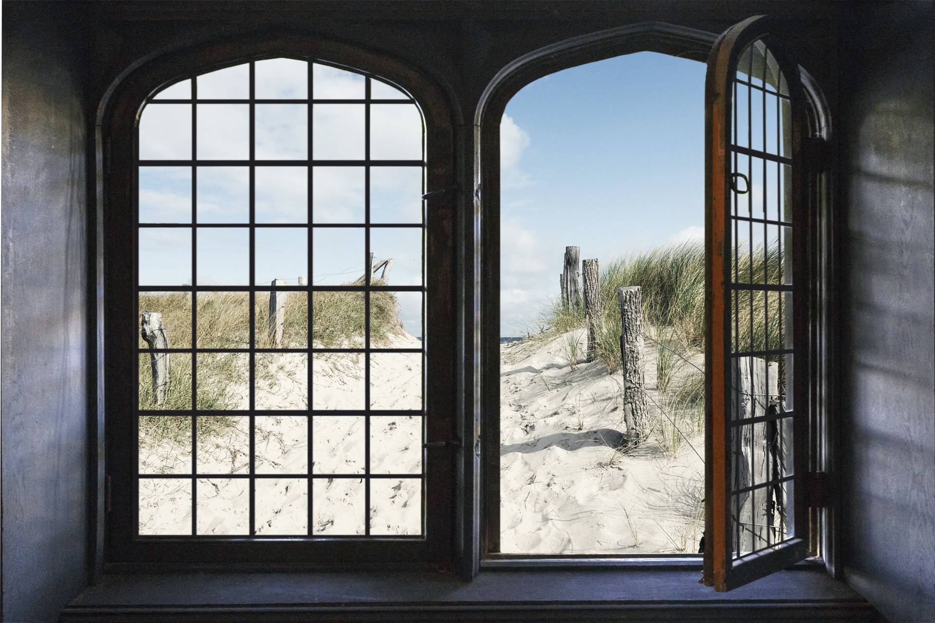 queence Wandsticker »Düne«, Wandsticker, Wandbild, selbstklebend, 3D, Fenster queence Wandsticker »Düne«, Wandsticker, Wandbild, selbstklebend, 3D, Fenster von queence