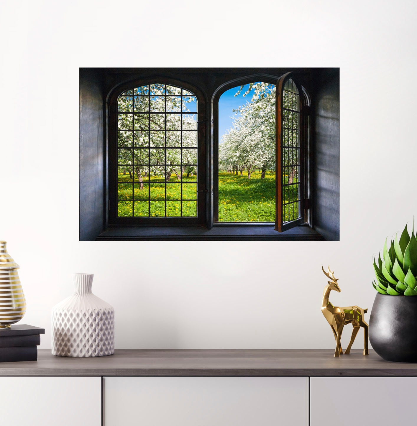 queence Wandsticker »Frühling«, Wandsticker, Wandbild, selbstklebend, 3D, Fenster queence Wandsticker »Frühling«, Wandsticker, Wandbild, selbstklebend, 3D, Fenster von queence