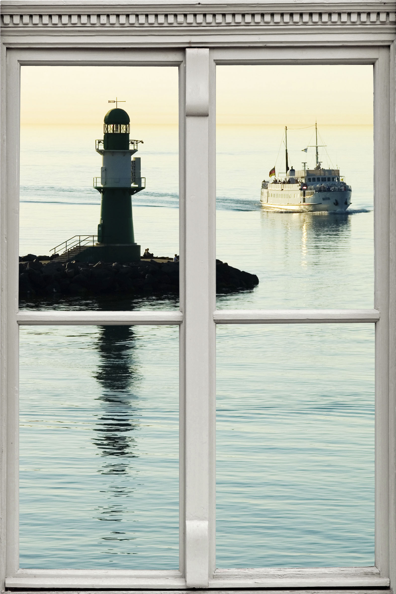 queence Wandsticker »Leuchtturm«, Wandsticker, Wandbild, selbstklebend, 3D, Fenster queence Wandsticker »Leuchtturm«, Wandsticker, Wandbild, selbstklebend, 3D, Fenster von queence