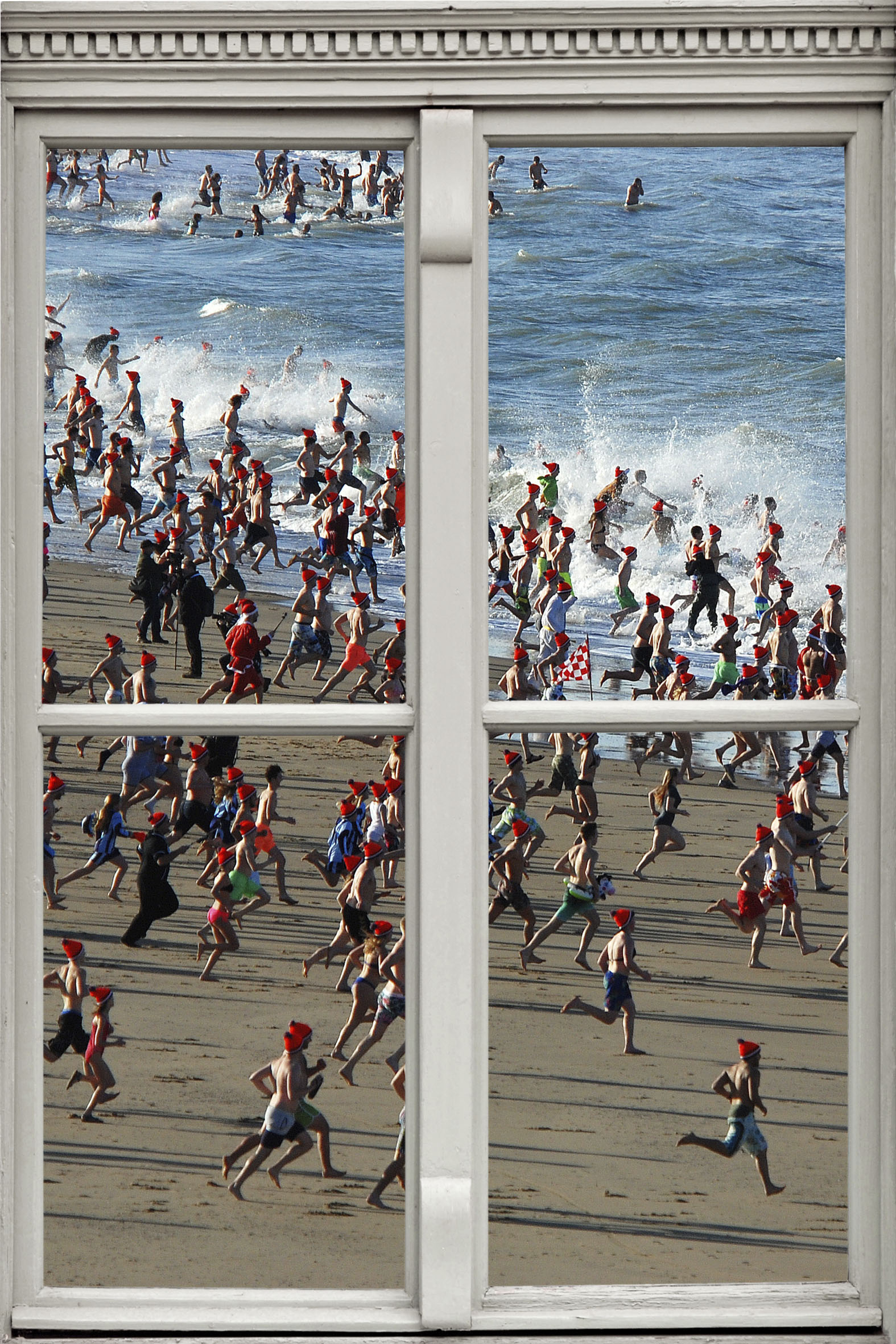 queence Wandsticker »Menschen am Strand«, Wandsticker, Wandbild, selbstklebend, 3D, Fenster queence Wandsticker »Menschen am Strand«, Wandsticker, Wandbild, selbstklebend, 3D, Fenster von queence