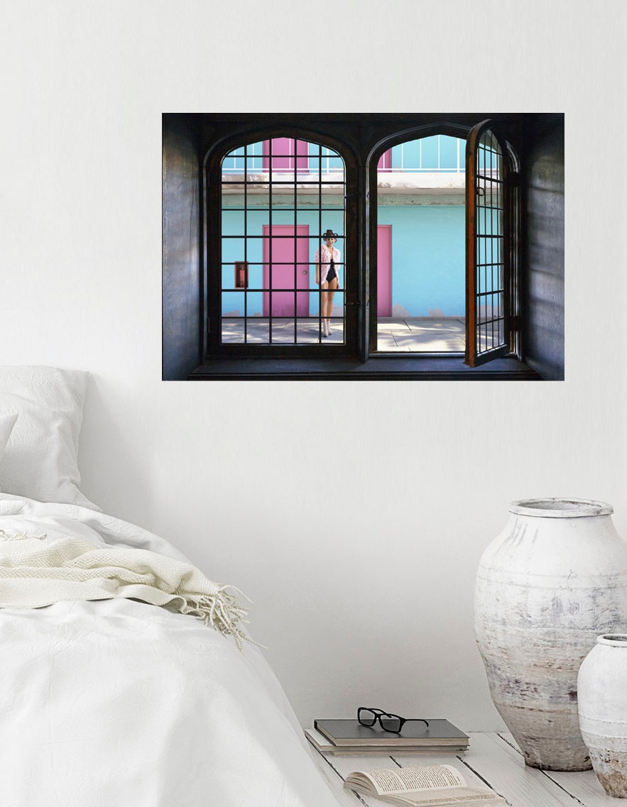 queence Wandsticker »Model«, Wandsticker, Wandbild, selbstklebend, 3D, Fenster queence Wandsticker »Model«, Wandsticker, Wandbild, selbstklebend, 3D, Fenster von queence