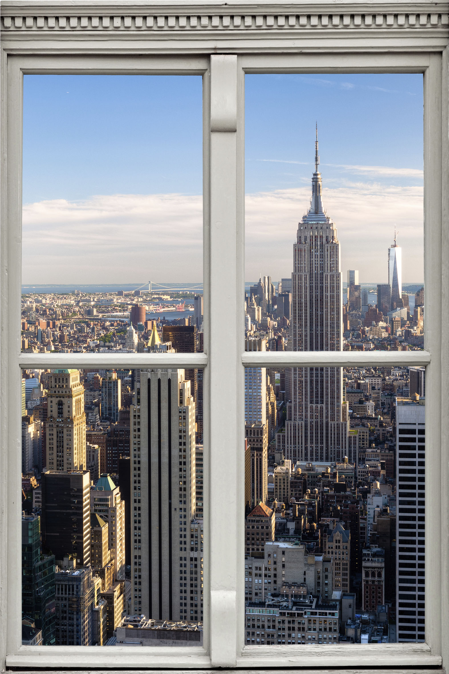 queence Wandsticker »New York«, Wandsticker, Wandbild, selbstklebend, 3D, Fenster queence Wandsticker »New York«, Wandsticker, Wandbild, selbstklebend, 3D, Fenster von queence